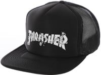 Thrasher Chains By Daniel Shepard Trucker Hat - black