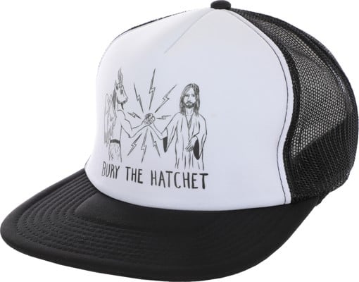 Thrasher Toy Machine B.T.H Trucker Hat - black/black/white - view large