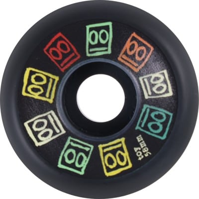 Toy Machine Bots Conical Shape Skateboard Wheels - black (97a) - view large