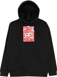 Hockey War All Over Hoodie - black