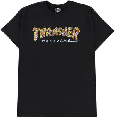 Thrasher Smile By Spanky T-Shirt - black - view large