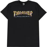 Thrasher Smile By Spanky T-Shirt - black