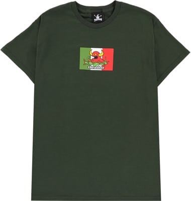 Thrasher Toy Machine Hecho T-Shirt - forest green - view large