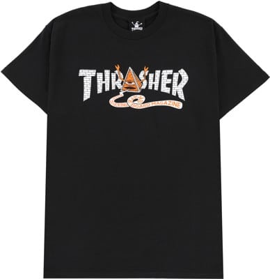 Thrasher Toy Machine Pyramid T-Shirt - black - view large