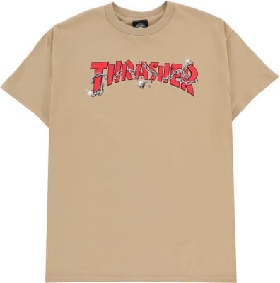 Thrasher Chains By Daniel Shepard T-Shirt - tan - view large