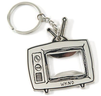 WKND TV Logo Bottle Opener Keychain - silver - view large