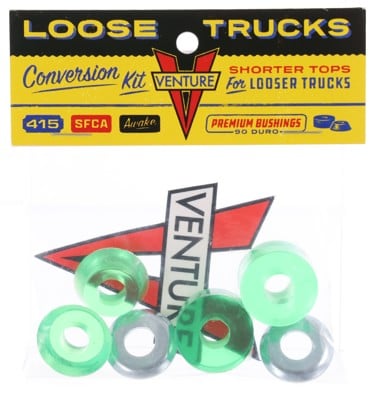 Venture Loose Trucks Conversion Kit - clear green (soft) - view large