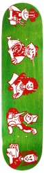 Pizza Carta 8.25 Skateboard Deck - green