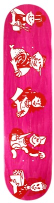 Pizza Carta 8.25 Skateboard Deck - pink - view large