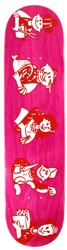 Pizza Carta 8.25 Skateboard Deck - pink