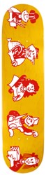 Pizza Carta 8.25 Skateboard Deck - yellow