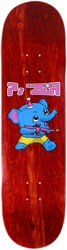 Pizza Want Want 8.4 Skateboard Deck - red