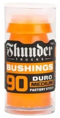 Thunder Premium Bushing Tube (2 Truck Set) - clear orange (soft) - view large