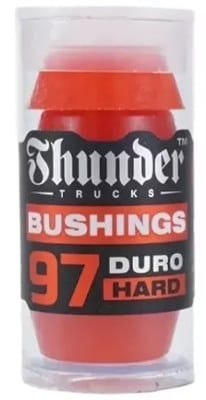 Thunder Premium Bushing Tube (2 Truck Set) - clear red (hard) - view large