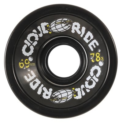 Cloud Ride Cruiser Longboard Wheels - black (78a) - view large