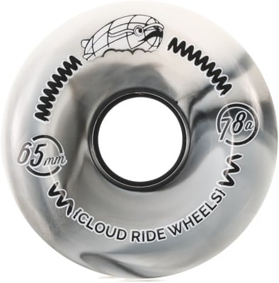 Cloud Ride Cruiser Longboard Wheels - black marble (78a) - view large