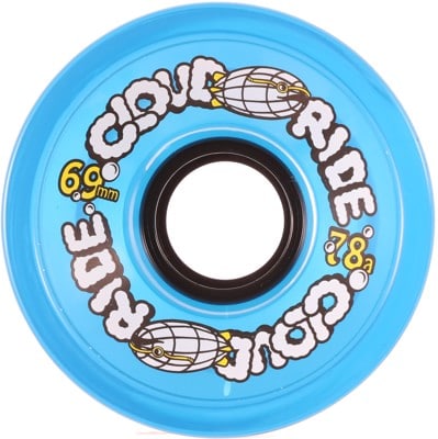 Cloud Ride Cruiser Longboard Wheels - clear blue (78a) - view large