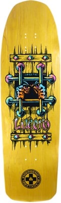 Black Label Lucero OG Bars 10.0 Cross Skateboard Deck - yellow - view large