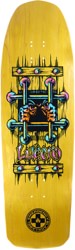 Black Label Lucero OG Bars 10.0 Cross Skateboard Deck - yellow