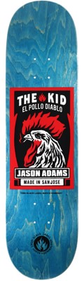 Black Label Adams El Pollo Diablo 8.5 Skateboard Deck - blue - view large