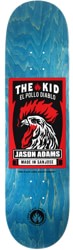 Black Label Adams El Pollo Diablo 8.5 Skateboard Deck - blue