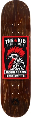 Black Label Adams El Pollo Diablo 8.5 Skateboard Deck - brown - view large