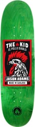 Black Label Adams El Pollo Diablo 9.0 Custom Egg Skateboard Deck - green