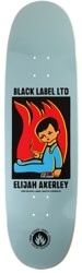 Black Label Akerley Firestarter 9.0 Custom Egg Skateboard Deck