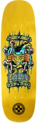 Black Label Lucero X2 9.5 Tugboat Skateboard Deck - yellow