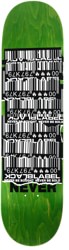 Black Label Shredded Barcode 8.25 Skateboard Deck - green