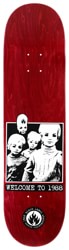 Black Label Welcome To 1988 8.25 Skateboard Deck - red