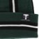 Lo-Res Torment Beanie - forest green - front detail