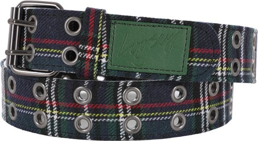 Loosey Plaid Grommet Belt - plaid - view large