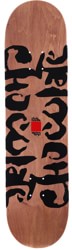 Chocolate Roberts Ink Blot 8.0 Twin Tip Shape Skateboard Deck - brown stain