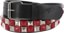 Loosey Stud Finder Belt - red checkered