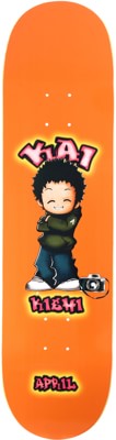 April Kai Kishi Chibi 8.25 Skateboard Deck - orange - view large