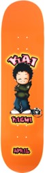 April Kai Kishi Chibi 8.25 Skateboard Deck - orange