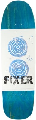 Fixer Spirals 9.8 Skateboard Deck - teal - view large