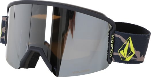 Volcom Garden 2 Goggles - camo/silver chrome + yellow bonus lens - view large