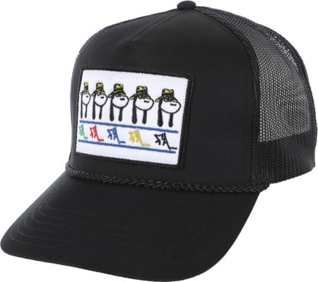 Fucking Awesome Spike Repeat Trucker Hat - black - view large