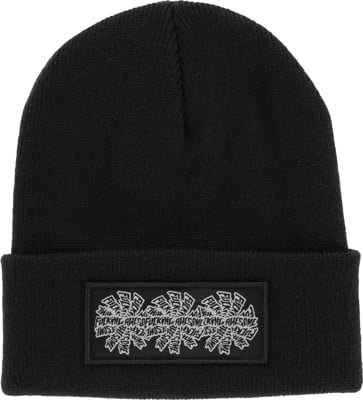 Fucking Awesome 3 Spiral Edge Stitch Beanie - black - view large