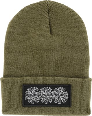 Fucking Awesome 3 Spiral Edge Stitch Beanie - winter moss - view large