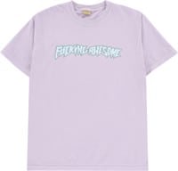 Fucking Awesome 2025 Stamp Logo T-Shirt - orchid