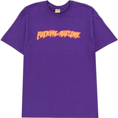 Fucking Awesome 2025 Stamp Logo T-Shirt - purple - view large