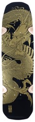 Santa Monica Airlines Harada Dragon 9.0 Skateboard Deck - black dipped/gold