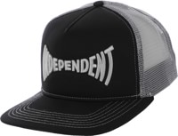 Independent Span Trucker Hat - black/grey