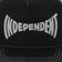 Independent Span Trucker Hat - black/grey - front detail