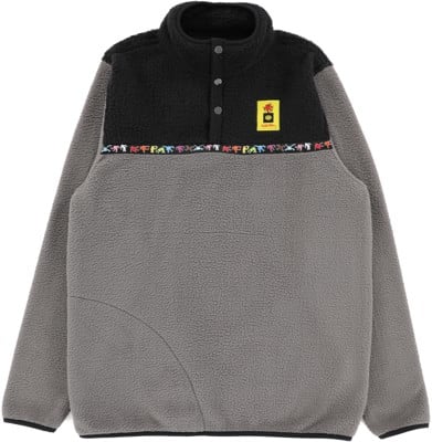 686 Tioga Fleece Pullover Crew Sweatshirt - (keith haring) rhino grey - view large