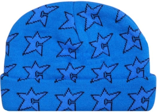 Carpet C-Star All Over Jacquard Beanie - blue/blue - view large