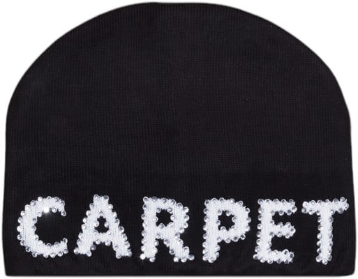 Carpet Rhinestone Skully Beanie - black - view large